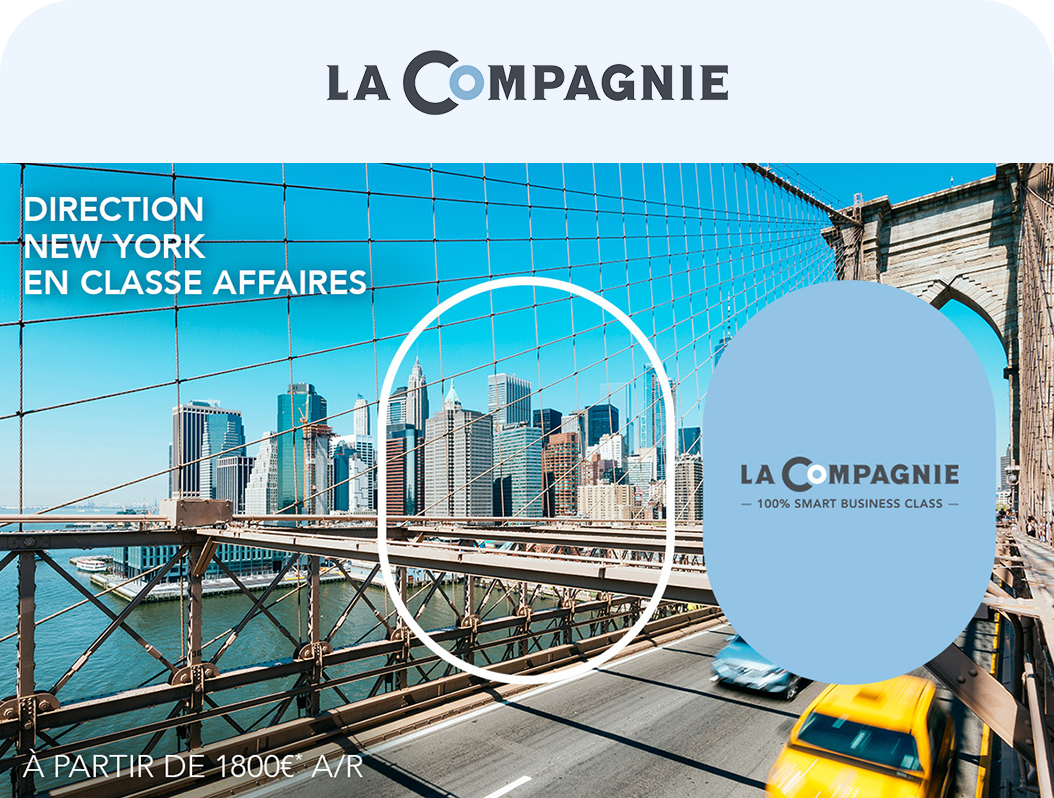 La Compagnie / Direction New York en classe affaires